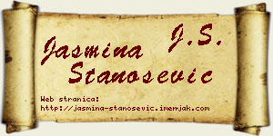 Jasmina Stanošević vizit kartica